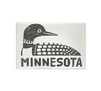CafePress Minnesota Loon Magnets Rectangle Magnet, 2"x3" Refrigerator Magnet