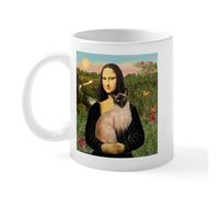 CafePress Mona's Siamese Cat Mug 11 oz (325 ml) Ceramic Coffee Mug