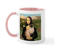 CafePress Mona's Siamese Cat Mug 11 oz (325 ml) Ceramic Coffee Mug