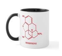 CafePress Morphine Molecule Mug 11 oz (325 ml) Ceramic Coffee Mug