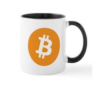 CafePress Mug with The Bitcoin Logo 11 oz (325 ml) Ceramic Coffee Mug