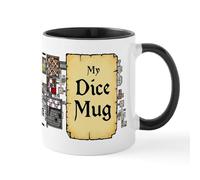 CafePress My Dice Mug Dungeon Map 11 oz (325 ml) Ceramic Coffee Mug