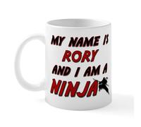 CafePress My Name is Rory and I Am A Ninja Mug 11 oz (325 ml) Ceramic Coffee Mug