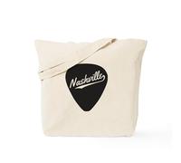 CafePress Nashville Guitar Pick Tote Bag Natural Canvas Tote Bag, Reusable Shopping Bag