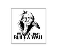 CafePress Native American Sticker Square Bumper Sticker Car Decal
