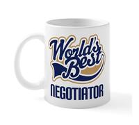 CafePress Negotiator (Worlds Best) Mug 11 oz (325 ml) Ceramic Coffee Mug