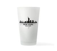 CafePress New York Skyline Pint Glass, 16 oz. Drinking Glass