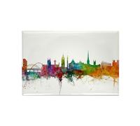 CafePress Newcastle England Skyline Magnets Rectangle Magnet, 2"x3" Refrigerator Magnet