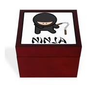 CafePress Ninja Nunchuck Keepsake Memory Jewelry Box