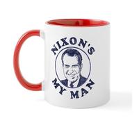 CafePress Nixon's My Man T Shirt Mug 11 oz (325 ml) Ceramic Coffee Mug