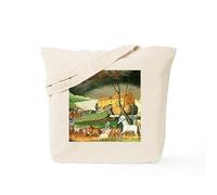 CafePress NOAH's ARK Tote Bag Natural Canvas Tote Bag, Reusable Shopping Bag