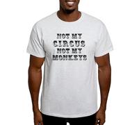 CafePress Not Circus Monkeys Men's Value T Shirt Men's Traditional Fit Light Casual Tshirt Ash Gray