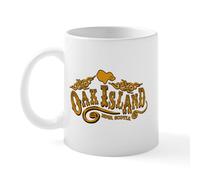 CafePress Oak Island Saloon Mug 11 oz (325 ml) Ceramic Coffee Mug