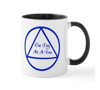 CafePress One Day at A Time Mug 11 oz (325 ml) Ceramic Coffee Mug