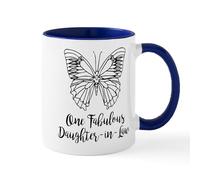 CafePress One Fabulous Daughter in Law 11 oz (325 ml) Ceramic Coffee Mug