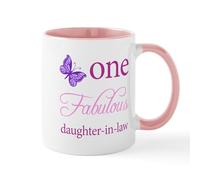CafePress One Fabulous Daughter in Law Mug 11 oz (325 ml) Ceramic Coffee Mug