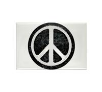 CafePress Original Vintage Peace Sign Rectangle Magnet, 2"x3" Refrigerator Magnet