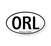 CafePress Orlando, Florida Oval Sticker Oval Bumper Sticker, Euro Oval Car Decal