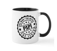 CafePress Papi The Man The Myth The Legend Mugs 11 oz (325 ml) Ceramic Coffee Mug