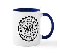 CafePress Papi The Man The Myth The Legend Mugs 11 oz (325 ml) Ceramic Coffee Mug