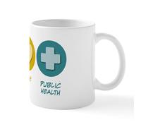 CafePress Peace Love Public Health Mug 11 oz (325 ml) Ceramic Coffee Mug