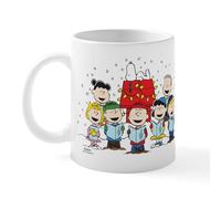 CafePress Peanuts Gang Christmas 11 oz (325 ml) Ceramic Coffee Mug