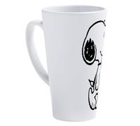 CafePress Peanuts Snoopy 17 oz Latte Mug