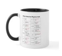 CafePress Physics Equations Mug Mugs 11 oz (325 ml) Ceramic Coffee Mug
