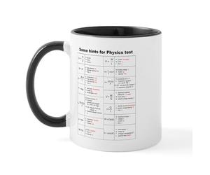 CafePress Physics Equations Mug Mugs 11 oz (325 ml) Ceramic Coffee Mug