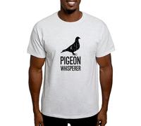 CafePress Pigeon Whisperer T Shirt Men's Traditional Fit Light Casual Tshirt Ash Gray