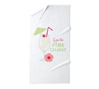 CafePress Pina Coladas Large Novelty Printed Beach Towel 30"x60"