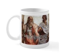 CafePress Plato Aristotle Philosophy Mug 11 oz (325 ml) Ceramic Coffee Mug
