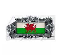 CafePress Proud To Be Welsh Large Novelty Printed Beach Towel 30"x60"