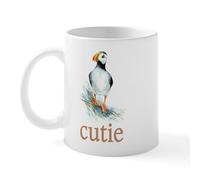 CafePress Puffin Cutie Mug 11 oz (325 ml) Ceramic Coffee Mug