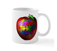 CafePress Puzzle Apple Mug 11 oz (325 ml) Ceramic Coffee Mug