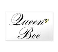 CafePress Queen Bee Rectangle Sticker Rectangle Bumper Sticker Car Decal