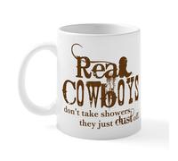 CafePress Real Cowboys Mug 11 oz (325 ml) Ceramic Coffee Mug