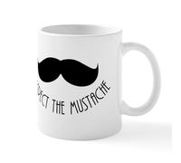 CafePress Respect The Mustache Mugs 11 oz (325 ml) Ceramic Coffee Mug