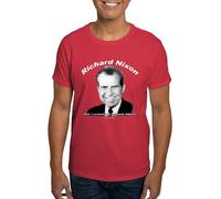 CafePress - Richard Nixon 03 Black T-Shirt - 100% Cotton T-Shirt