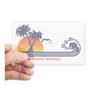 CafePress Riviera Maya Mexico Rectangle Bumper Sticker Car Decal