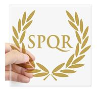CafePress Rome SPQR Roman Senate Seal Sticker Square Bumper Sticker Car Decal