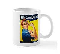 CafePress Rosie The Riveter We Can Do It! Mug 11 oz (325 ml) Ceramic Coffee Mug