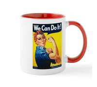 CafePress Rosie The Riveter We Can Do It! Mug 11 oz (325 ml) Ceramic Coffee Mug