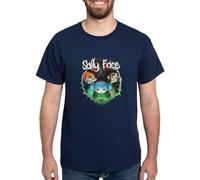CafePress Sally Face The Wretched T Shirt Men's Traditional Fit Dark Casual Tshirt Navy