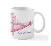 CafePress San Francisco Mug 11 oz (325 ml) Ceramic Coffee Mug