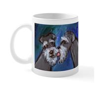 CafePress Schnauzer Kisses Schnauzer Mug 11 oz (325 ml) Ceramic Coffee Mug