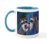 CafePress Schnauzer Kisses Schnauzer Mug 11 oz (325 ml) Ceramic Coffee Mug