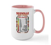 CafePress Scoville Heat Scale 15 oz (444 ml) Ceramic Coffee Mug