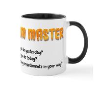 CafePress Scrum Master Sprint Questions Mugs 11 oz (325 ml) Ceramic Coffee Mug