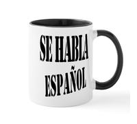 CafePress Se Habla Espanol Spanish Speaking Mug 11 oz (325 ml) Ceramic Coffee Mug